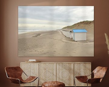 Strandhäuser auf Texel von Denise van Gerven