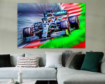 Lewis Hamilton F1 van DeVerviers