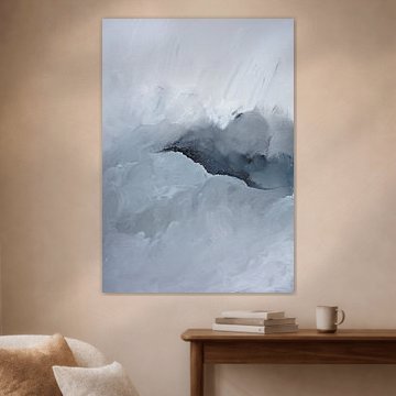 Na de regen abstracte moderne schilderkunst