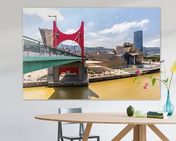 Prince and Princess of Spain Bridge and Guggenheim Museum by Easycopters