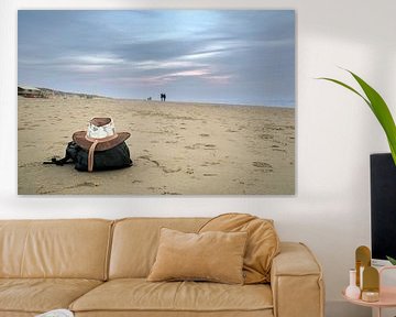 Une bouffée d'air frais sur la plage sur Christa Thieme-Krus