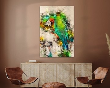 Parrot - Welcome to the tropics! by Sharon Harthoorn