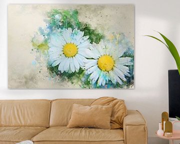 Marguerites sur Sharon Harthoorn