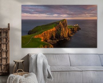 Neist Point Lighthouse by Esmeralda holman