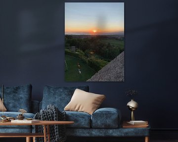 Coucher de soleil en Italie sur Tycho Knaap