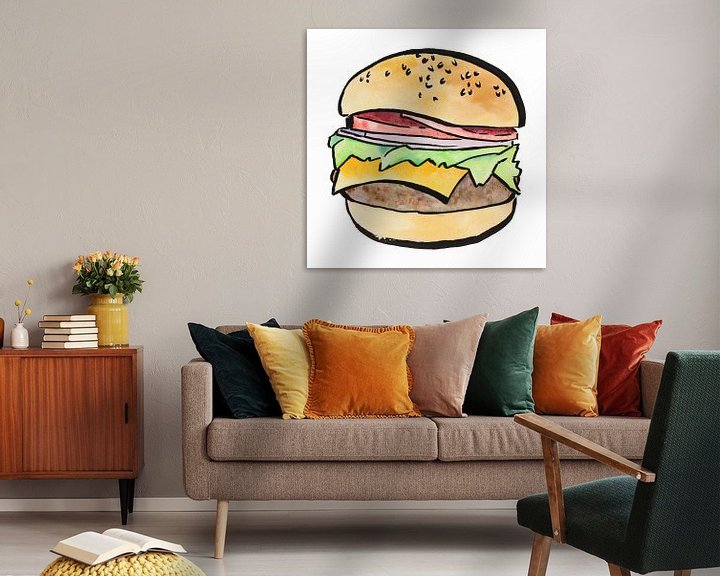 Sfeerimpressie: Broodje hamburger van Natalie Bruns