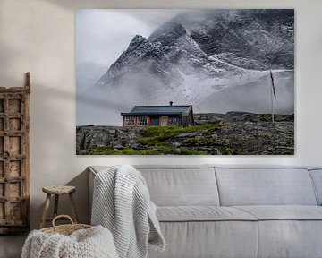 Norwegen, der Gipfel des Trollstigens. von Arjen Roos