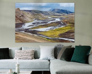 Road to Landmannalaugar - Iceland von Arnold van Wijk