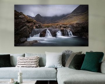 The Fairy Pools on Skye Isle in Scotland by Ralph Rozema