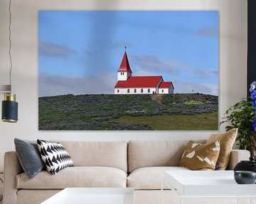 Kerkje in IJsland van Susan Dekker