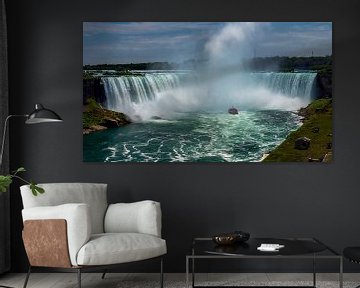 Aanzicht op de Horseshoe waterval in de Niagarawatervallen van Beeld Creaties Ed Steenhoek | Fotografie en Kunstmatige Beelden