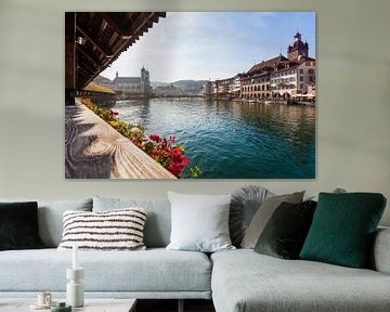 Altstadt von Luzern in der Schweiz von Werner Dieterich
