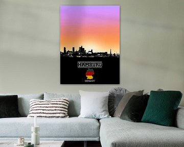 Hamburg van Printed Artings