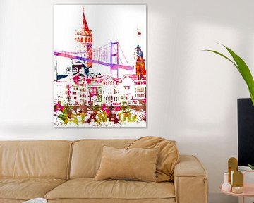 Istanbul sur Printed Artings