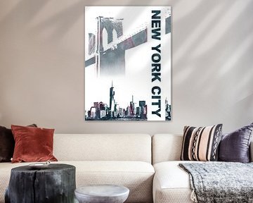 New York City van Printed Artings