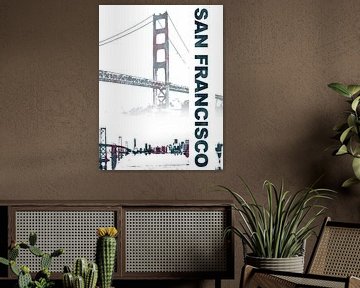 San Francisco van Printed Artings