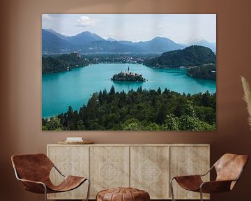 Lake Bled in the summer by Steven Marinus