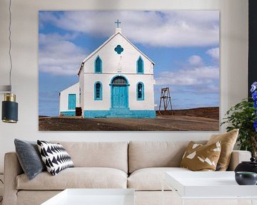 Church in Pedra de Lume, Sal, Cape Verde by Adri Vollenhouw