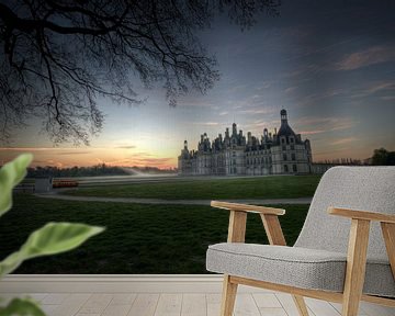 Chambord Chateaux in the morning light by Hans Kool