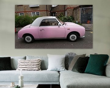 roze auto van Ard Edsjin