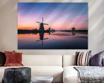 Sunrise Kinderdijk 12 by Henk Smit