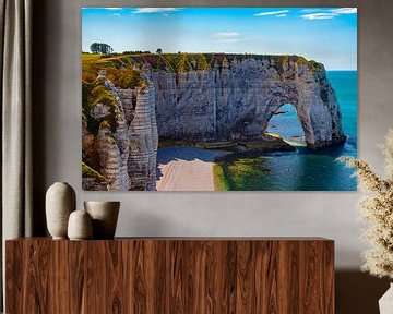 Falaises de craie Etretat sur Richard Kortland