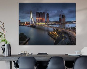 Blue hour in Rotterdam