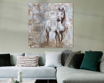 Gemälde Pferd, abstrakt