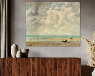 De kalme zee van Gustave Courbet