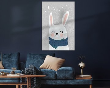 snow hare by Treechild