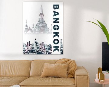 Bangkok van Printed Artings