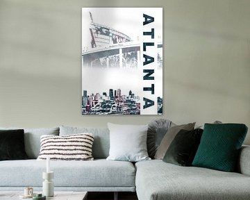 Atlanta van Printed Artings