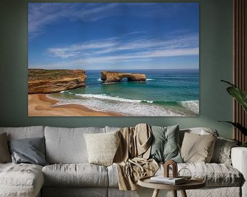 London Arch at Port Campbell National Park on the great ocean road by Tjeerd Kruse
