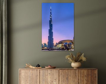 Burj Khalifa Sunset van Bart Hendrix