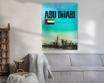 Abu Dhabi von Printed Artings