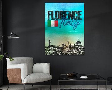 Florence Italië van Printed Artings