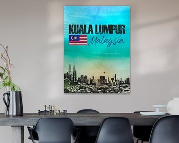 Kuala Lumpur Malaysia by Printed Artings