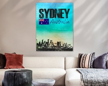 Sydney Australië van Printed Artings