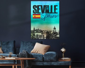Sevilla Spanje van Printed Artings