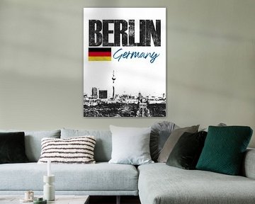 Berlin Deutschland von Printed Artings