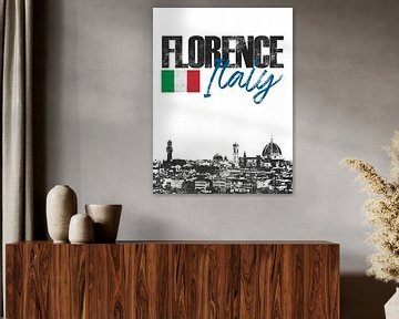 Florence Italië van Printed Artings