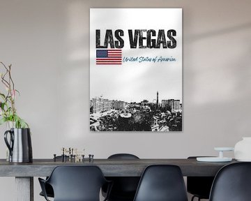 Las Vegas Amerika van Printed Artings