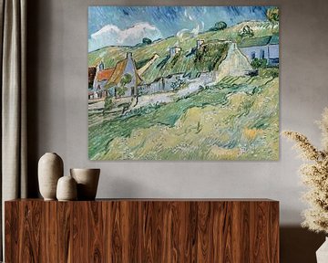 Rieten Huisjes en Huizen, Vincent van Gogh