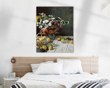 Stillleben mit Blumen und Früchten, Claude Monet