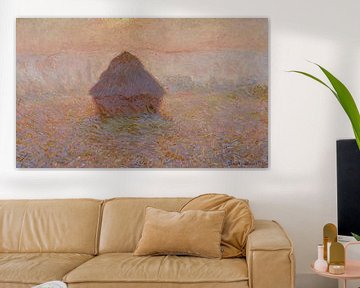 Grainstack, Sonne im Nebel, Claude Monet
