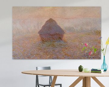 Grainstack, Sun in the Mist, Claude Monet
