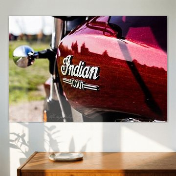Indian Scout Red Black