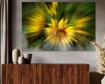 Concept flora : Mistige zonnebloemen van Michael Nägele