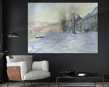 Lavacourt, Sonne und Schnee, Claude Monet
