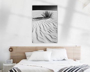 Dünen, White Sands National Monument | Monochrom von Melanie Viola